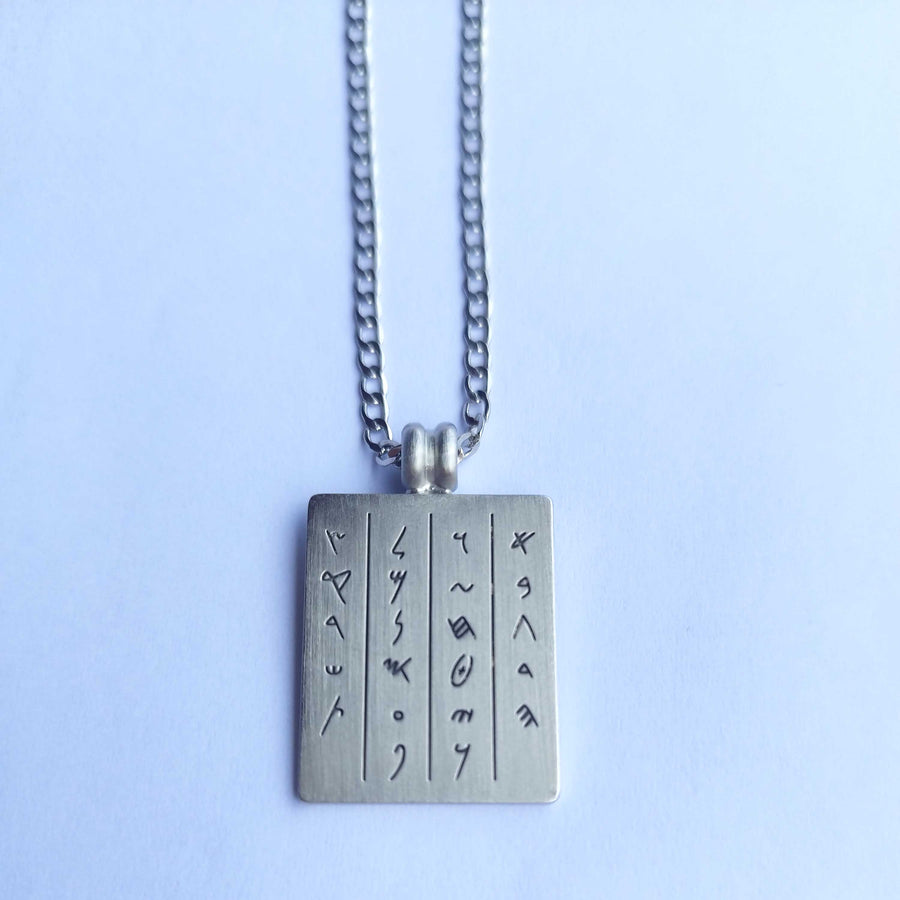 Phoenician Alphabet Necklace