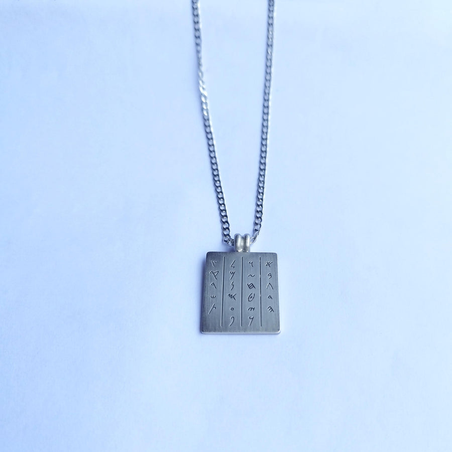 Phoenician Alphabet Necklace