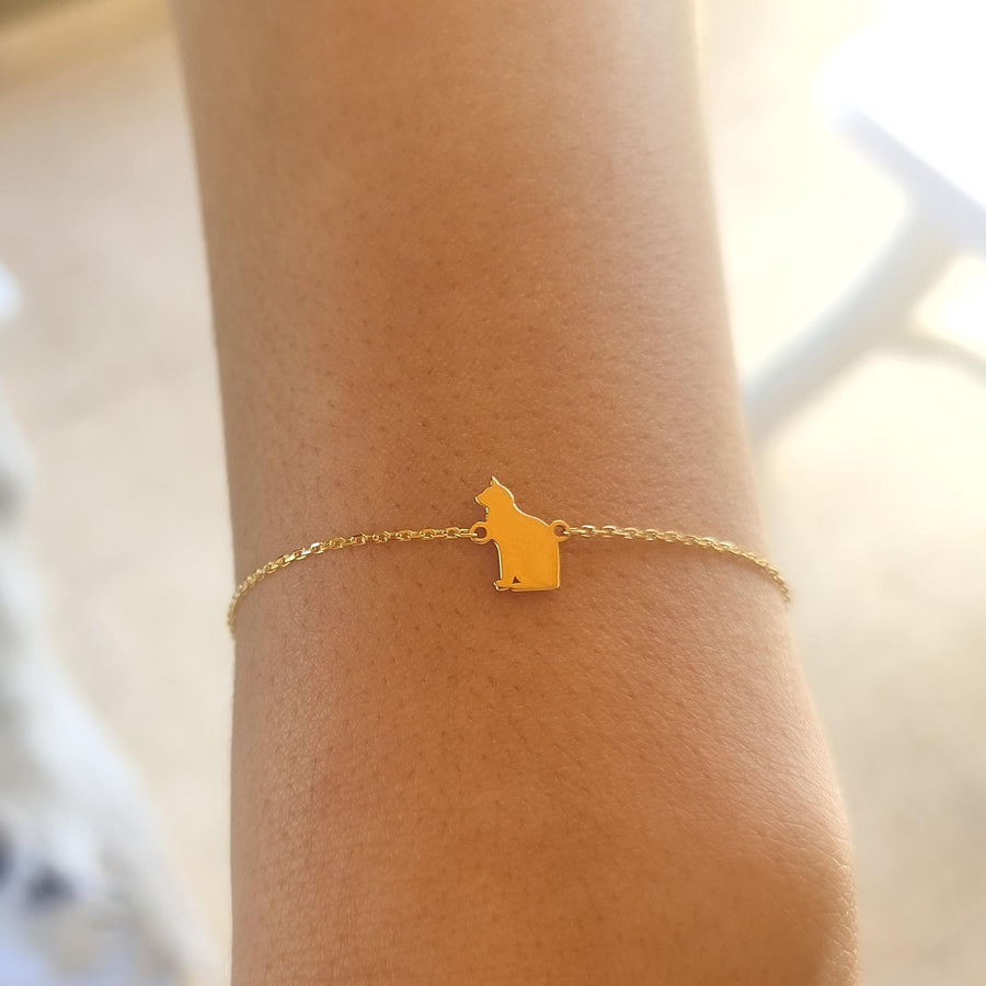 Cat Bracelet 18K Gold