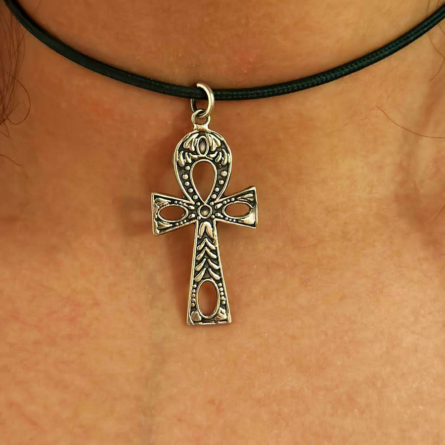 Silver Ankh Pendant