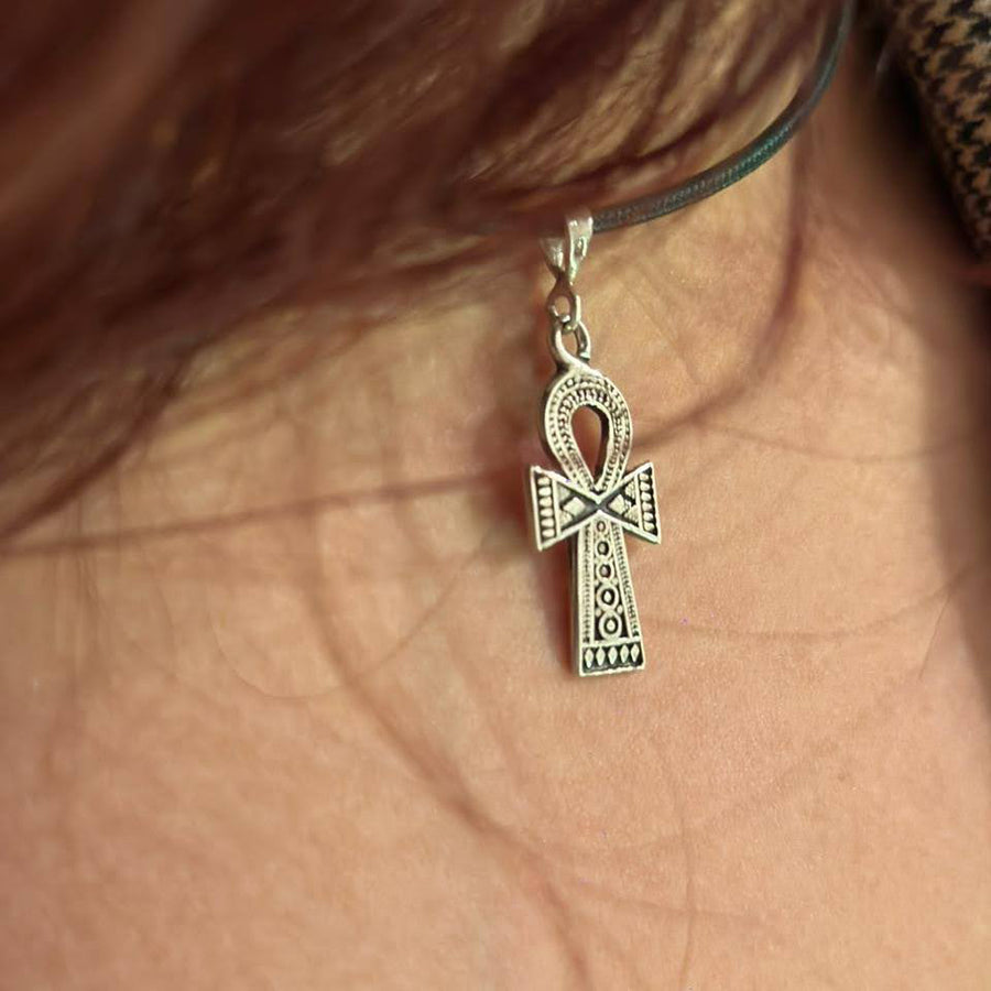 Egyptrian Ankh Cross Pendant Necklace