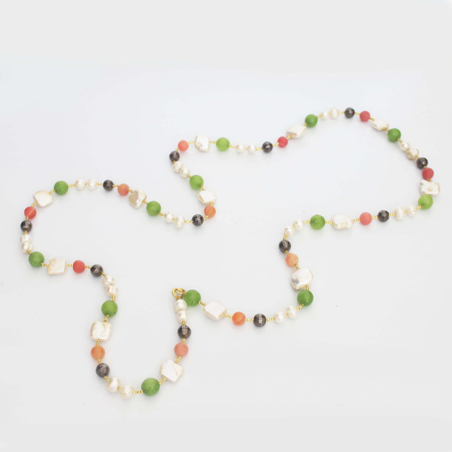 Beaded Rainbow Necklace