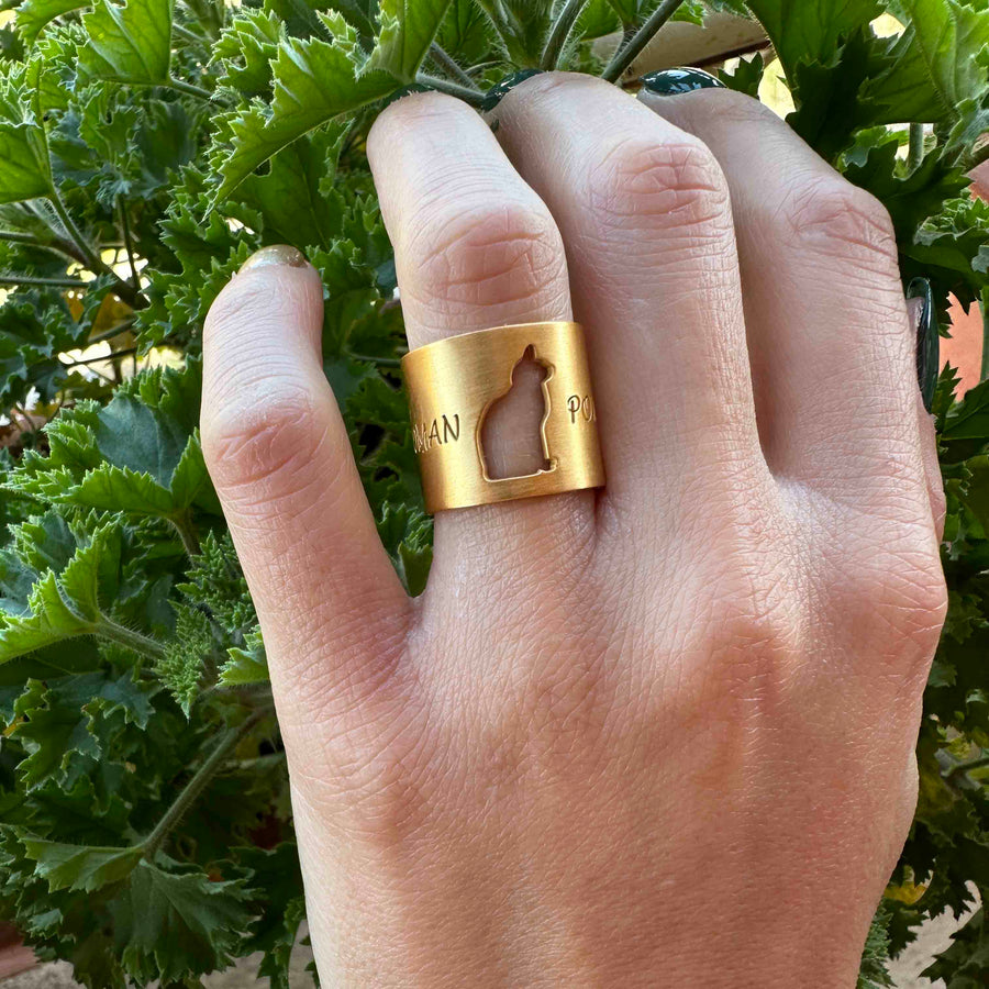 customized cat ring