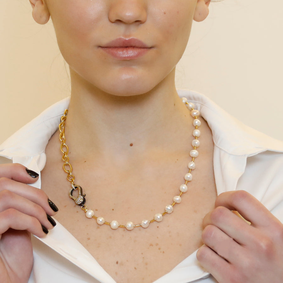 luxury pearl necklace perfect gift for mother in law