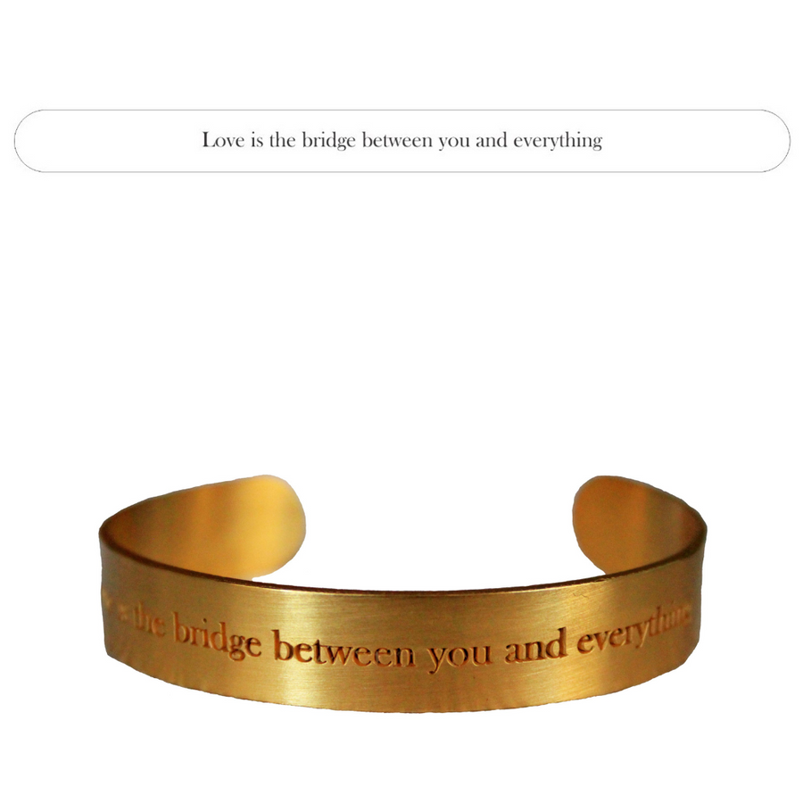 Engraved Bangle Bracelet - English Engravings