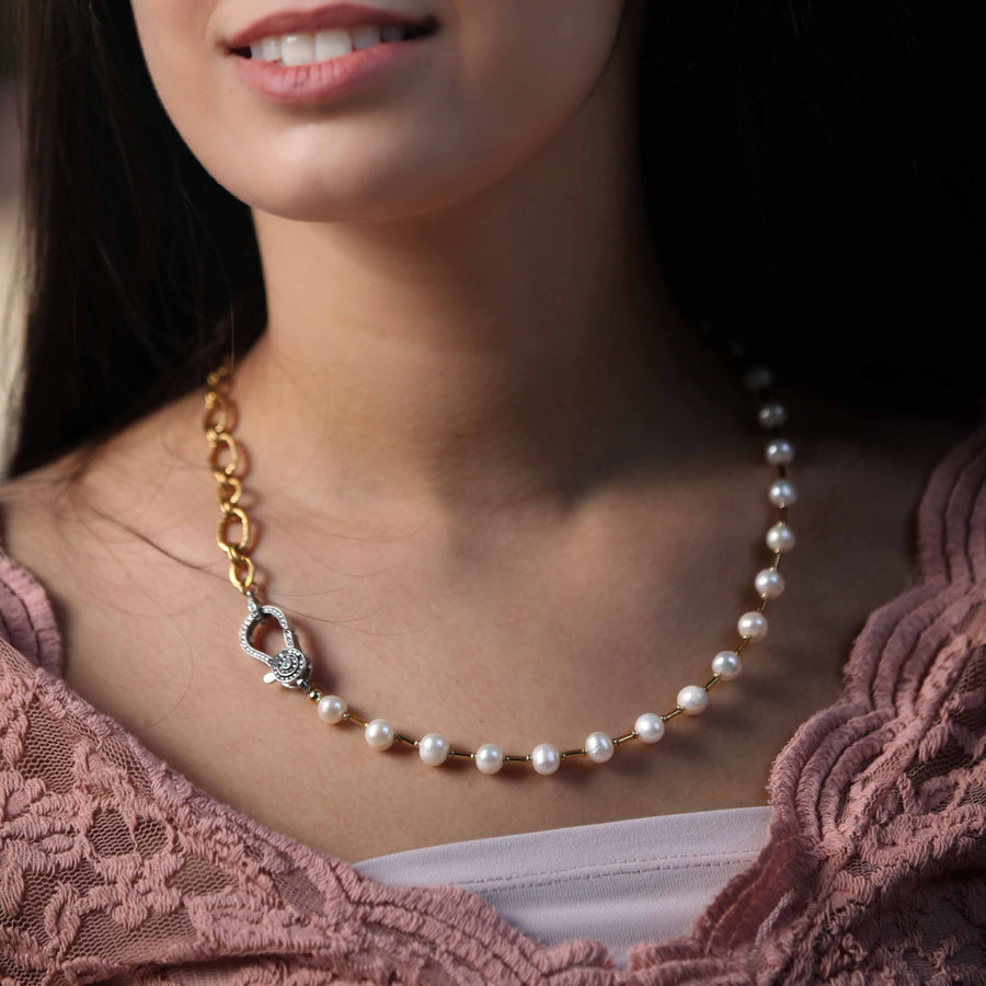 Real Pearls Necklace 