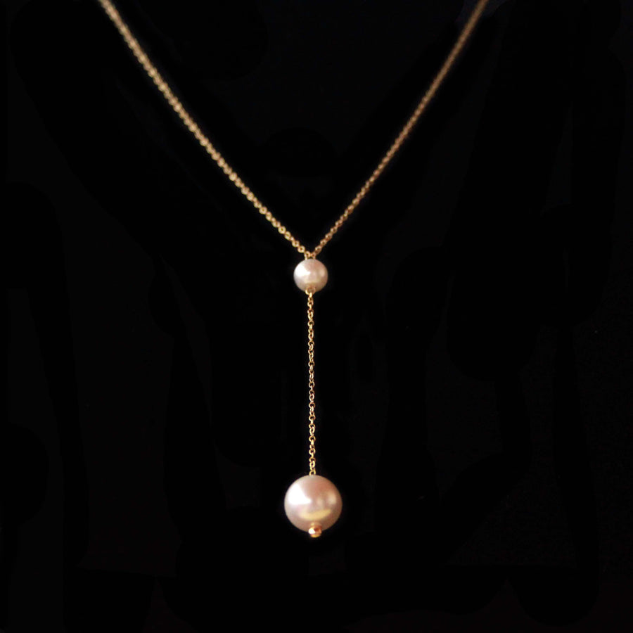 dangle pearl necklace