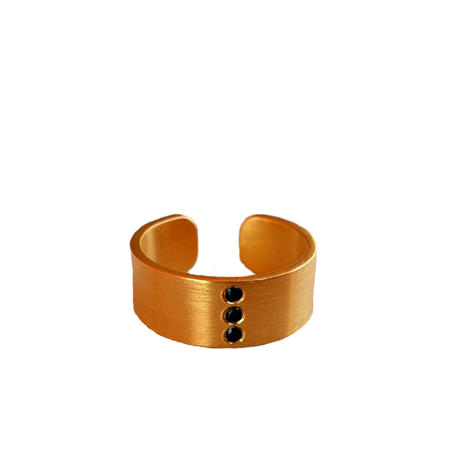 Black Stones Ring